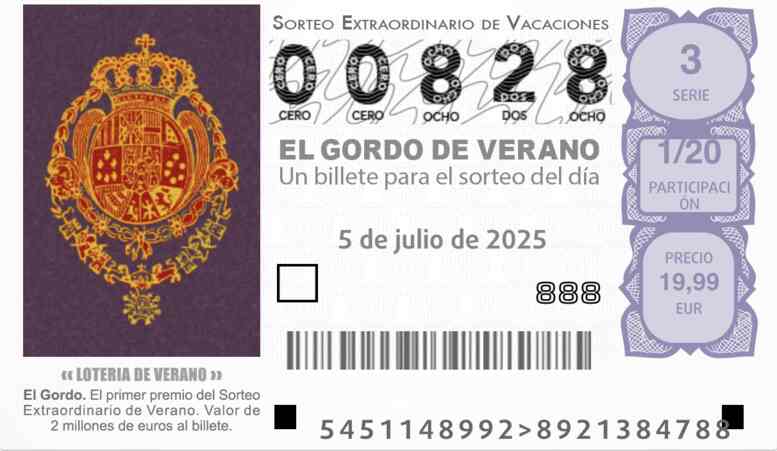 Fair an der Sommerlotterie El Gordo teilnehmen